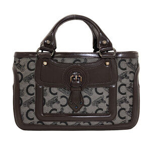 Celine Boogie Bag C Sulky Handbag Leather/Canvas Women's CELINE
